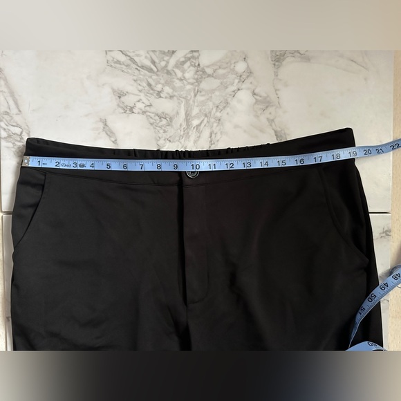 17. 👩🏻‍💼Bloomchic Black Button & Elastic Straight Leg Classic Pants- size 18/20 - Picture 9 of 12